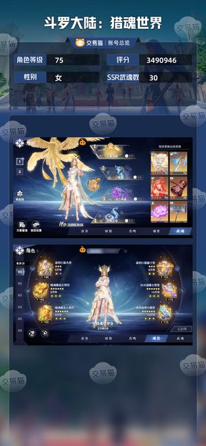 斗罗大陆：猎魂世界【75级】氪4.5万，双控天使，老虎队