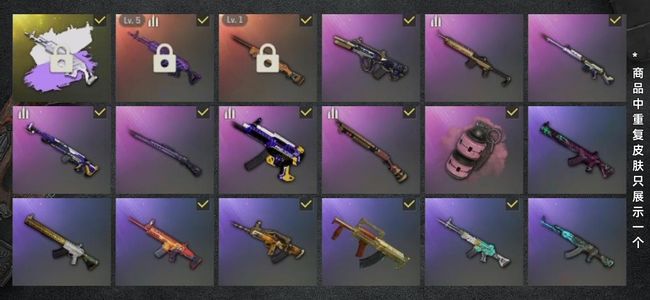 绝地求生（PUBG）生存等级8 名誉等级2 成长武器2 究极1 载具6 枪皮63 五级美杜莎白异色夜曲m24粉烟