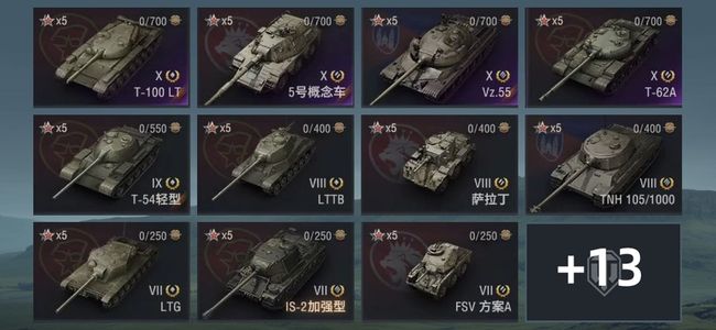 坦克世界X坦克4 金币坦克7 坦克24 金币360 银币3557870