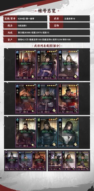 率土之滨征服盟 欧号 曹植 百战