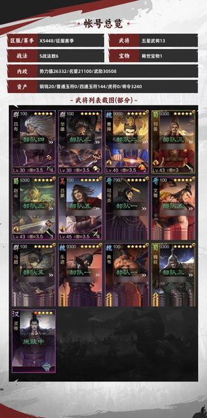 率土之滨3赛季试师号，核心多