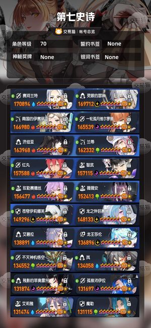 第七史诗【70级】