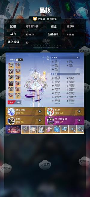 晶核【战力131677】 20万氪 23武器 魅力榜一