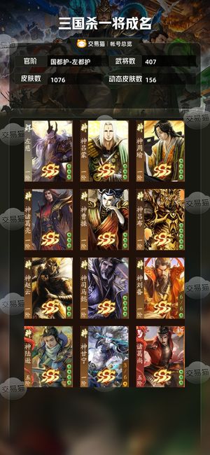 三国杀一将成名（三国杀十周年）【国都护-左都护】武陆逊，物超所值，多阴间