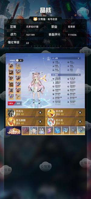 晶核【狂想家战力161199】22武器220共鸣极品号