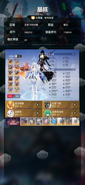 晶核【镰卫战力160312】极品细节懂得来全满奶妈月底换绑