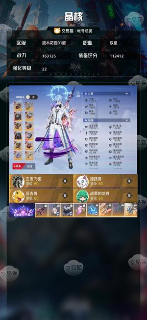 晶核【战力163125】16万高战细节5亿号满年套