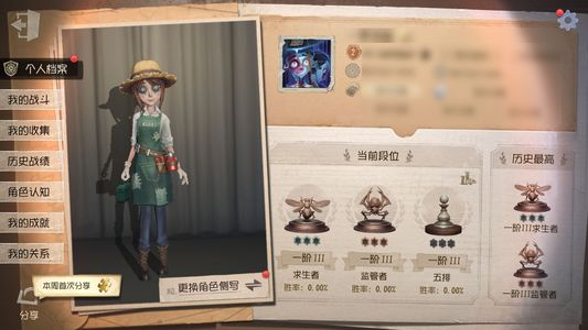 第五人格【2级】 紫皮江之岛盾子