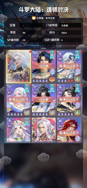 斗罗大陆：魂师对决【大供奉,90级】 5千亿全图鉴多彩色称号