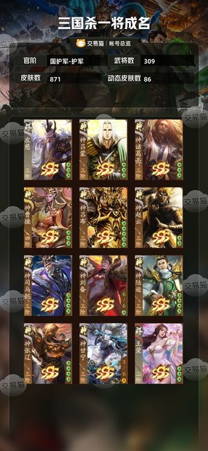 三国杀一将成名（三国杀十周年）【国护军-护军】 超多阴间，把把出框