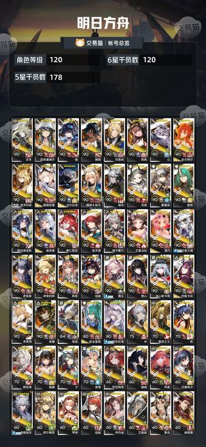 明日方舟【120级】 差一点全图鉴246时装