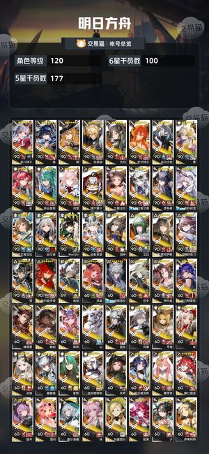 明日方舟【120级】 老玩家心血号有几个联动界主题