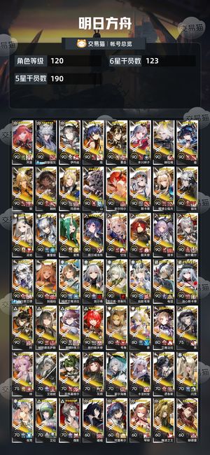 明日方舟【120级】 407干员非常欧已怪猎联动月卡