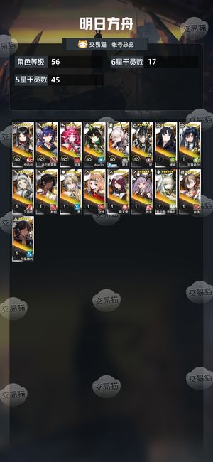 明日方舟【56级】 10超大杯绝版时装带很小终末地
