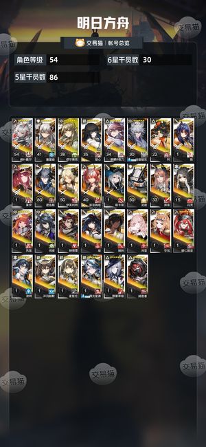 明日方舟【54级】 官服 ew 