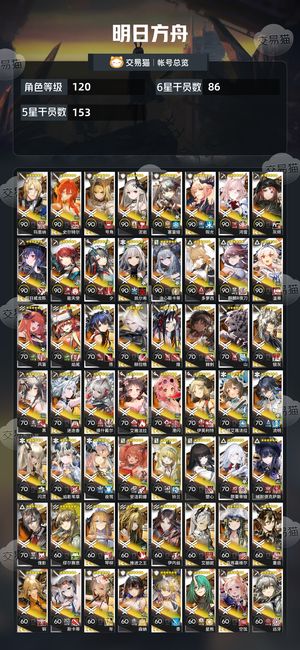 明日方舟【120级】 死绑86六星20限定176皮肤