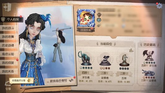 第五人格【37级】 默认标题，可议价