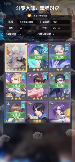 斗罗大陆：魂师对决【门徒,36级】 新区神雪开局无绑号