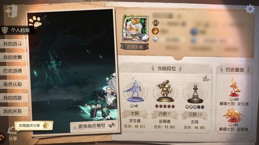 第五人格【247级】 九万氪条，园丁态头。鸽白羊。