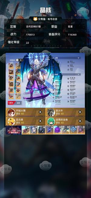 晶核【驭星战力170813】满新新天空极品231御星