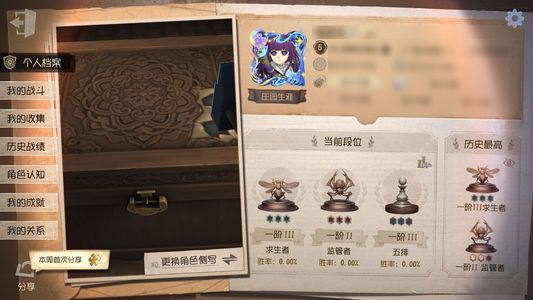 第五人格【5级】 入殓联动诺曼小情号