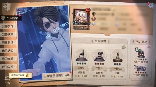 第五人格【12级】 全女金，绝版觉醒芳泽霞