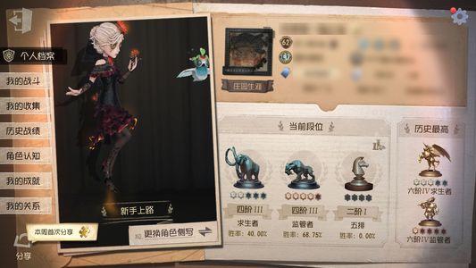 第五人格医生大情园丁小情六位数ID