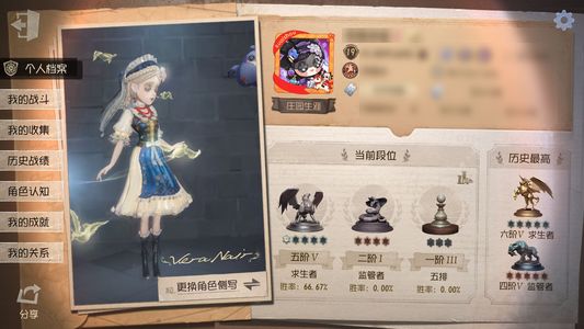 第五人格【19级】 鸽子般的尤迪特 调香推演头像