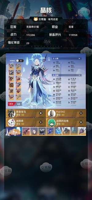 晶核【驭星战力172286】 23武器226共鸣驭星 细节号