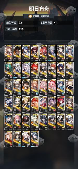 明日方舟【92级】 多限定 多限定皮