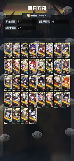 明日方舟【71级】 官服活绑成品欧号连体终末地