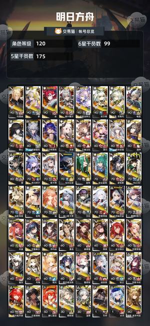 明日方舟【120级】 280抽且全联动，超大杯齐全