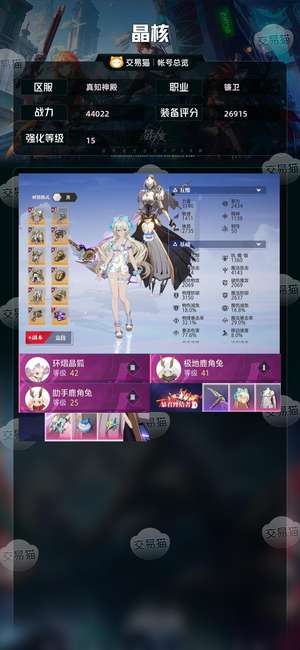 晶核【镰卫战力44022】二区赛季服镰卫带金币200万