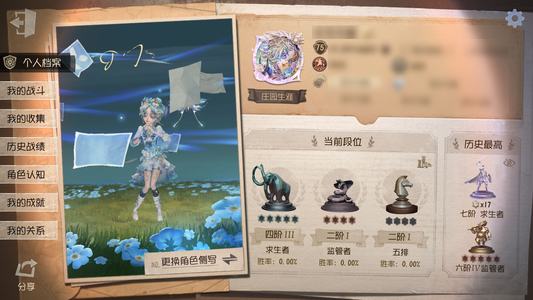 第五人格【75级】 超级美丽滴