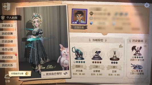 第五人格【33级】 服备 永恒