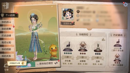 第五人格【9级】 限定司药带折柳，浴火束缚之心