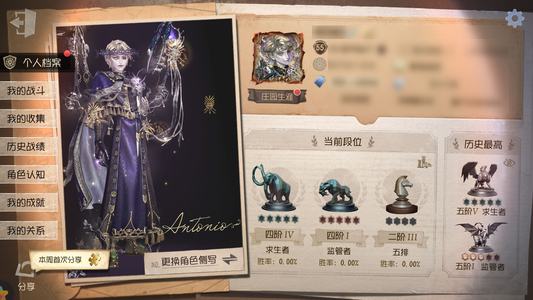 第五人格【55级】歌剧牛仔牙医1限牙医180头像