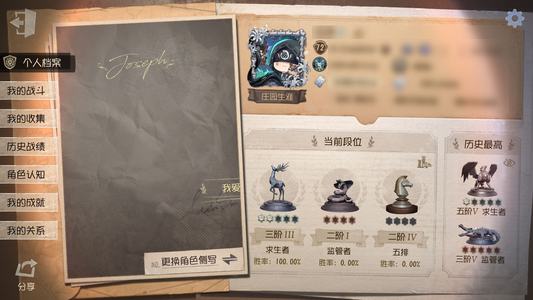 第五人格【72级】求天使男孩女孩