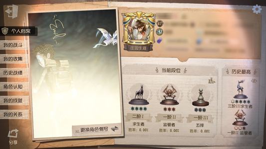 第五人格【47级】囚徒小情 佣兵联动情号