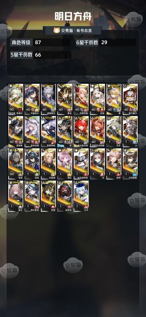 明日方舟【87级】欧号，有很多超大杯
