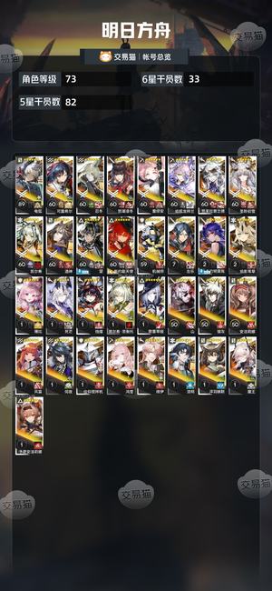 明日方舟【73级】活绑望梓兰新能拉狗凯尔希安洁