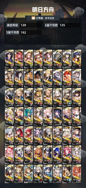 明日方舟【120级】420图鉴，全六星差异格凯尔希
