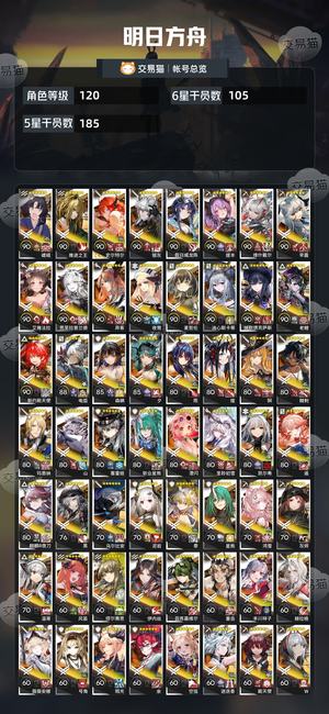 明日方舟【120级】明日方舟si绑满级