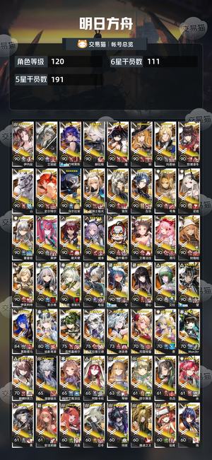 明日方舟【120级】异格安姐已出，超大杯齐全