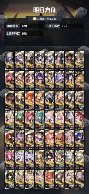 明日方舟【120级】全联动名片主题UI，凯尔希特典