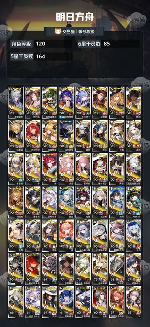 明日方舟【120级】天有四时差一个，其他阵容挺全