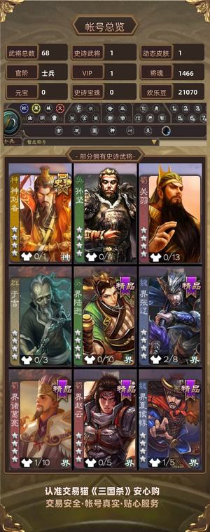 三国杀【士兵,V1】势田丰神刘备马滕 动张昌蒲皮