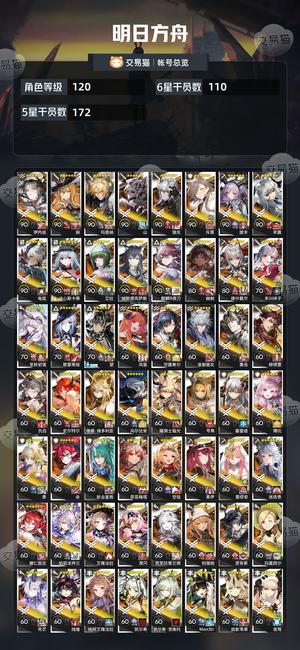 明日方舟【120级】多限定多抽卡资源