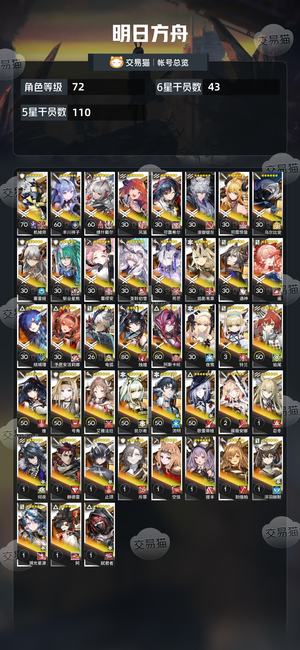 明日方舟【72级】有联动限定祥子和结城理