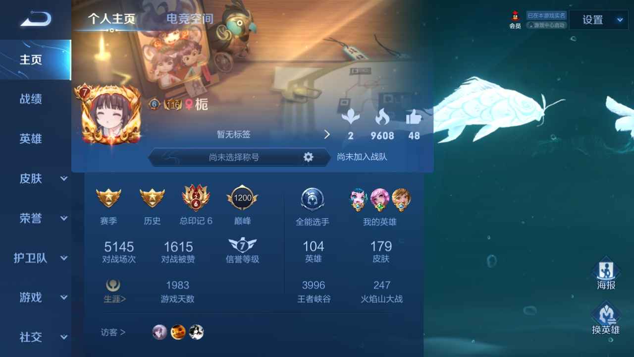 王者荣耀【104英雄179皮肤】V7号104英雄179皮肤
